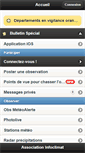 Mobile Screenshot of mobile.infoclimat.fr