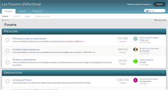 Desktop Screenshot of forums.infoclimat.fr